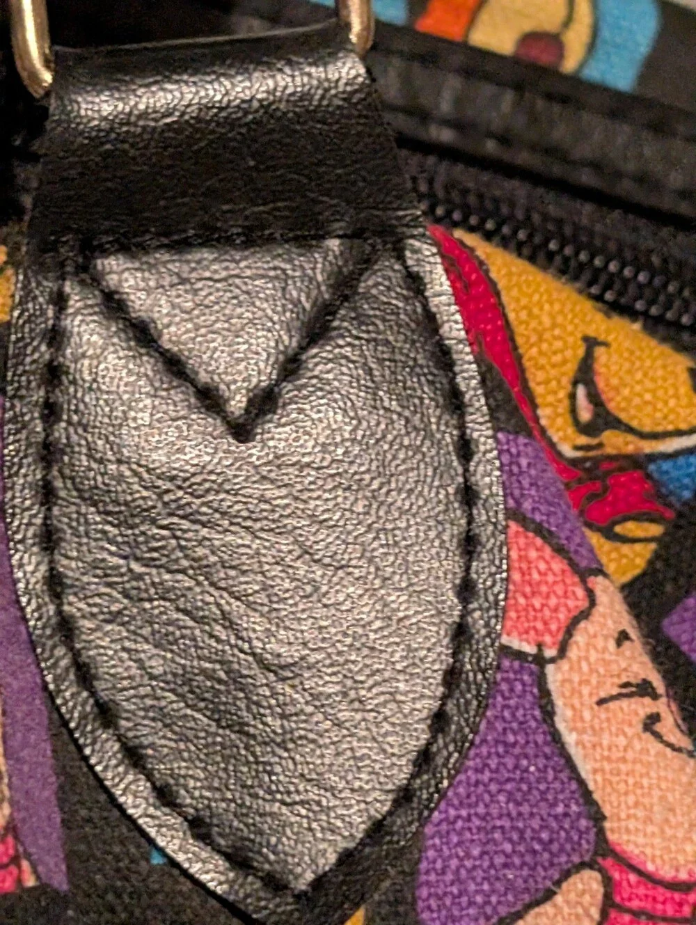 Vintage 90s Disney Winnie the Pooh & Friends Duffle Bag Or Diaper Purple Canvas